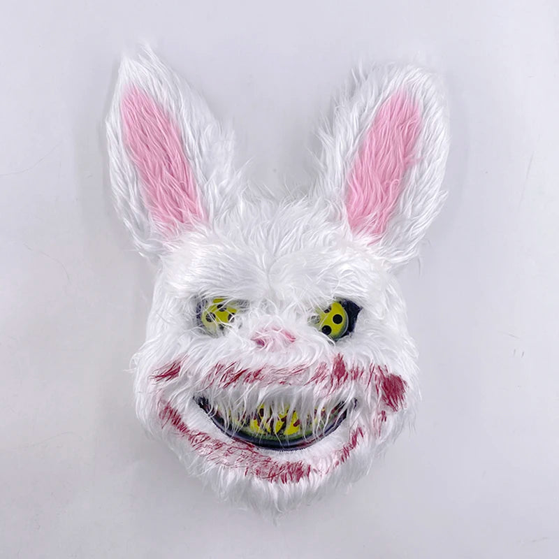 Masque Lapin Sanglant LED – Peluche Horreur